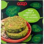 Burger veggie style spinaci/piselli/mozzarella
COOP
200 G