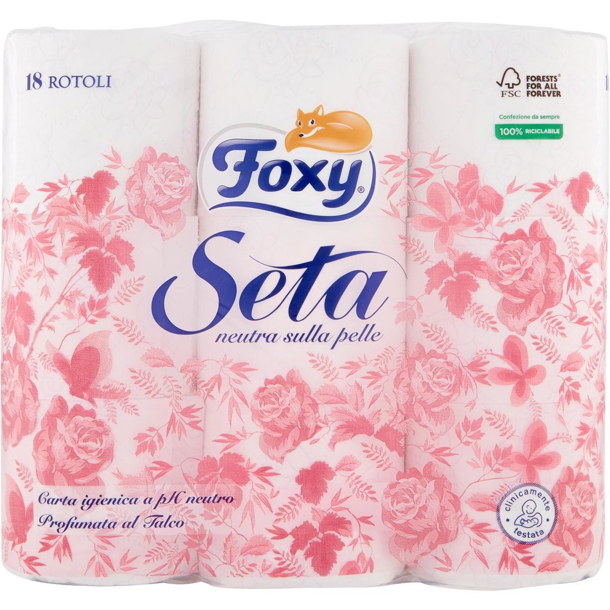 4515817_1784090_1 Carta igienica seta 2 veli rotoli x18 - immagine 1