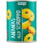 Ananas sciroppato
COOP
340 G