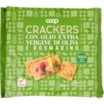 Crackers con olio extravergine oliva e rosmarino
COOP
16 X 35 G