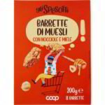 Barrette di muesli nocciole/miele x8
COOP
200 G
